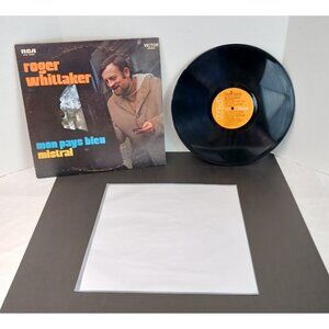 Roger Whittaker Introductory Album Mon Pays Bleu Mistral VTG '70s Vinyl French